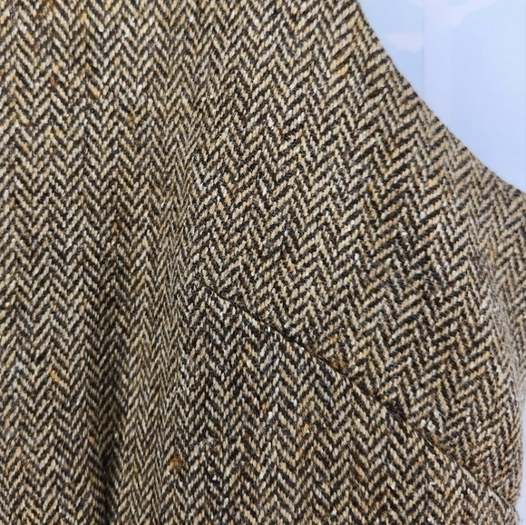 Vintage 1990s Eddie Bauer Wool Tweed Academia Sheath Dress Size Small Petite - Picture 4 of 11